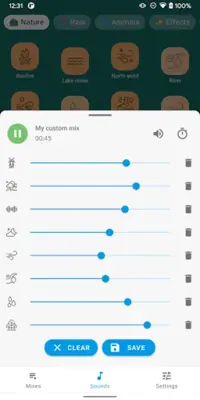 Calming Sounds android App screenshot 0